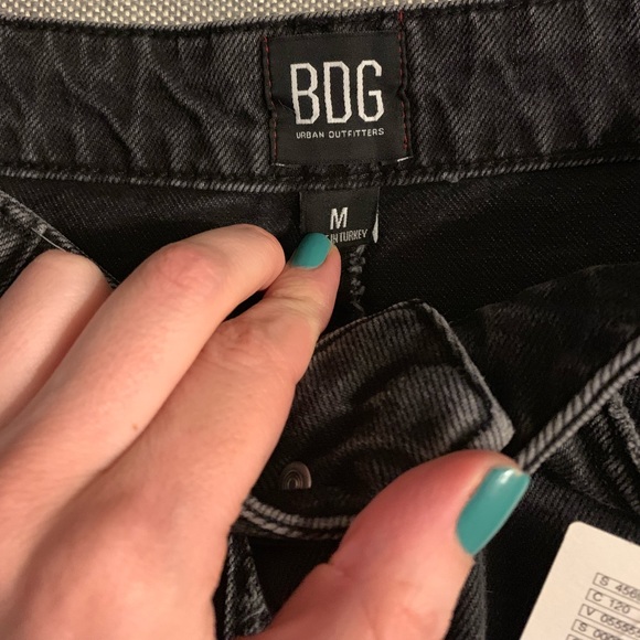 BDG Black Denim Mini Skirt - Picture 7 of 8